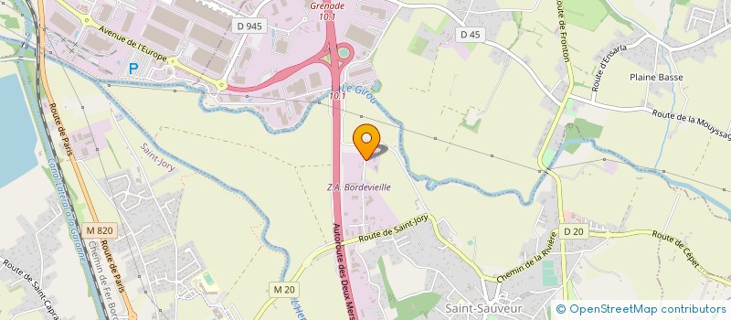 localisation de l'entreprise SDTL à SAINT-SAUVEUR