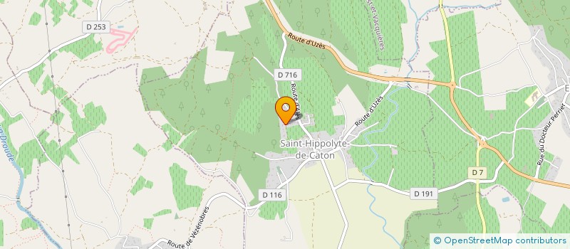 localisation de l'entreprise SDTP  SAINT-HIPPOLYTE-DE-CATON