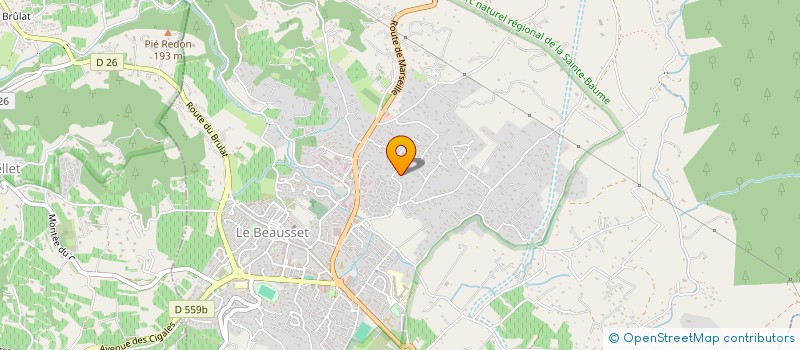 localisation de l'entreprise SDTP à LE BEAUSSET