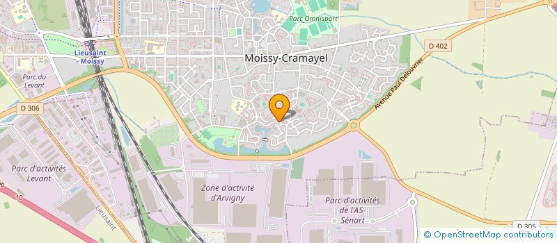 localisation de l'entreprise SDTR à MOISSY-CRAMAYEL
