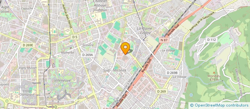 localisation de l'entreprise SDTS  SAINT-MARTIN-D'HERES