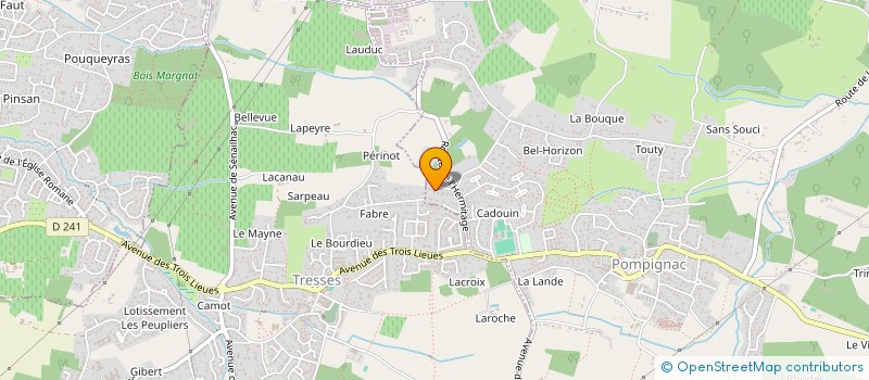 localisation de l'entreprise SDU HOLDING à POMPIGNAC