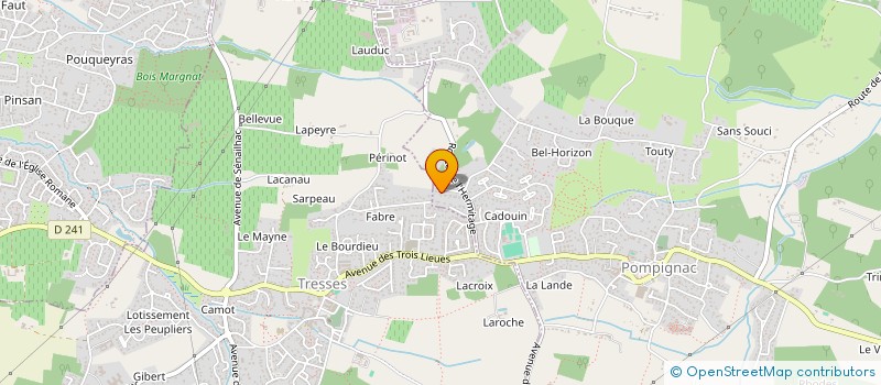 localisation de l'entreprise SDU IMMO  POMPIGNAC