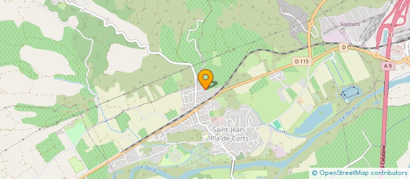 localisation de l'entreprise SDV 66  SAINT-JEAN-PLA-DE-CORTS