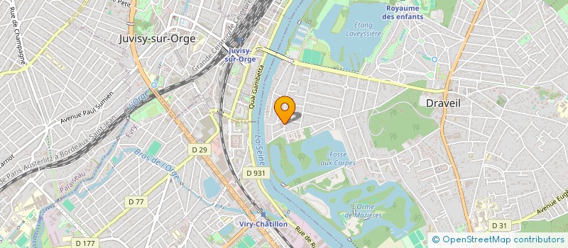 localisation de l'entreprise SDV à DRAVEIL