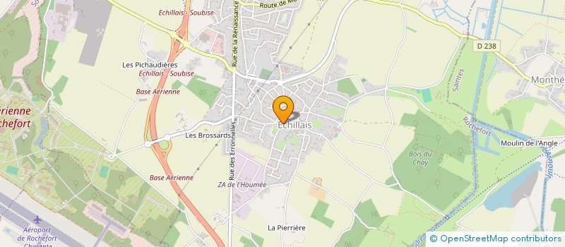 localisation de l'entreprise SDV  ECHILLAIS