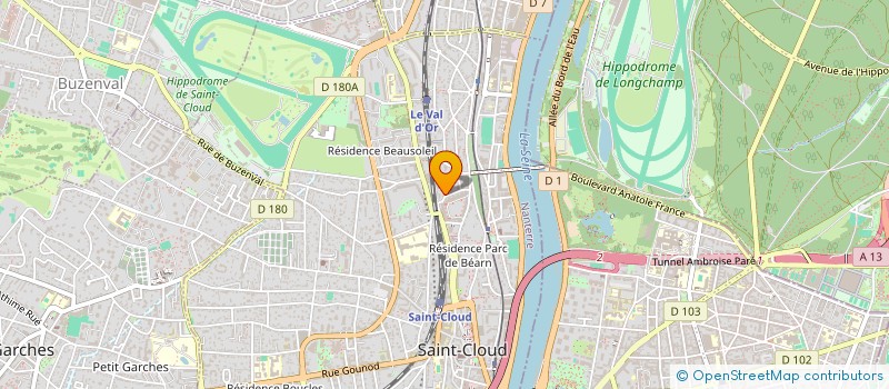localisation de l'entreprise SDV CONSEIL à SAINT-CLOUD