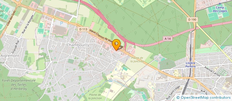 localisation de l'entreprise SDV-GROUPE CINECHEQUE  SAINT-GERMAIN-EN-LAYE