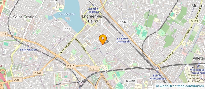 localisation de l'entreprise SDV PARNASSA à ENGHIEN-LES-BAINS