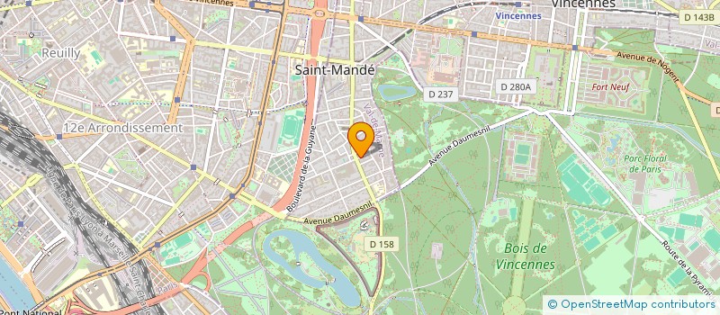 localisation de l'entreprise SDV PATRIMOINE  SAINT-MANDE