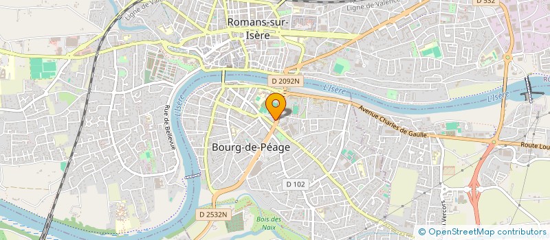 localisation de l'entreprise SDV SCI  BOURG-DE-PEAGE