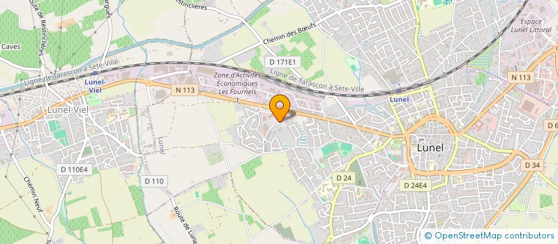 localisation de l'entreprise SDVAPE à LUNEL