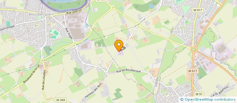 localisation de l'entreprise SDX INVEST  HALLUIN