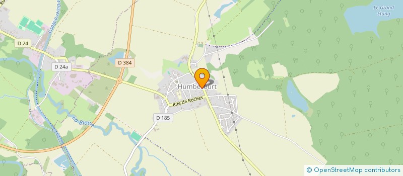 localisation de l'entreprise SDZ 1 à HUMBECOURT