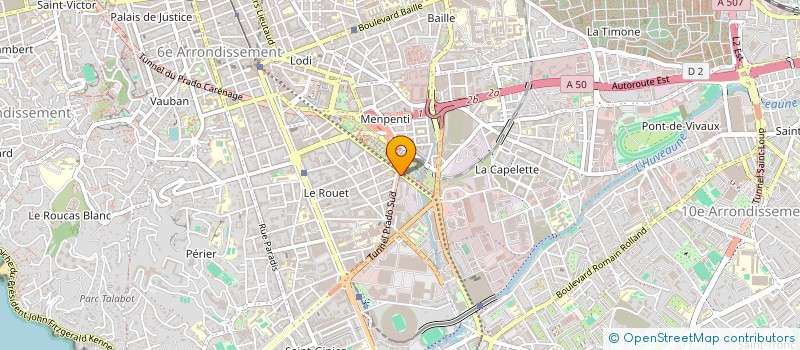 localisation de l'entreprise SDZ BTP à MARSEILLE