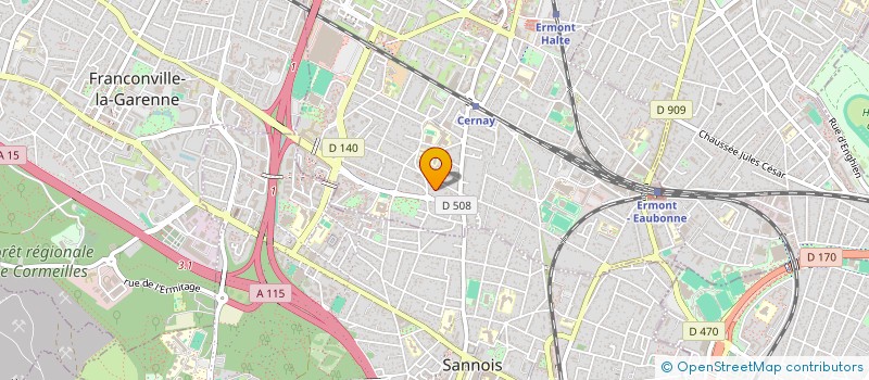 localisation de l'entreprise SDZ CONSULTING à ERMONT