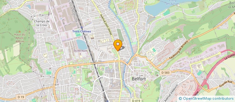 localisation de l'entreprise SE-BA à BELFORT