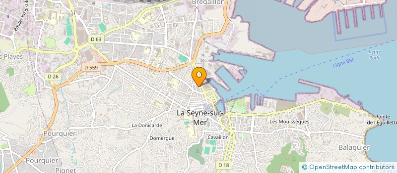localisation de l'entreprise SE BAT CONSTRUCTION à LA SEYNE-SUR-MER
