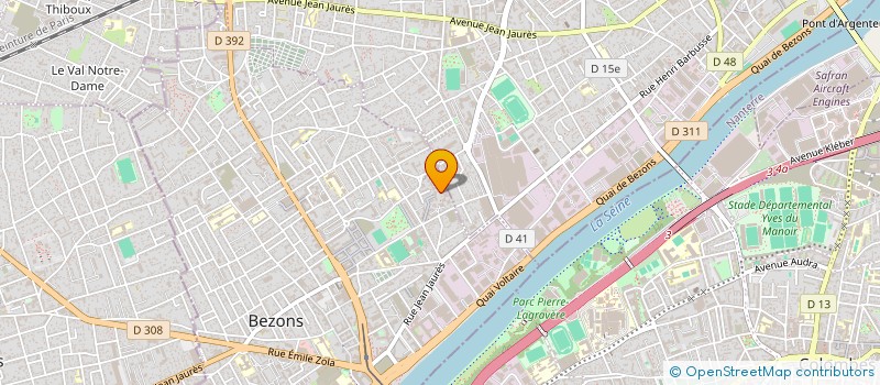 localisation de l'entreprise SE BATIMENT à BEZONS