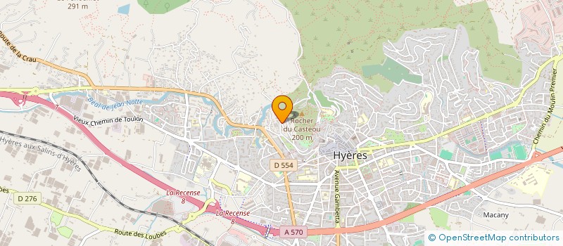 localisation de l'entreprise SE BO CAR à HYERES