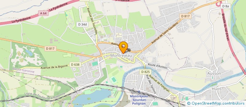 localisation de l'entreprise SE-CA-MEL  MONTREJEAU