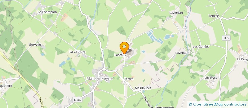 localisation de l'entreprise SE CHAVEGRAND à MAISON-FEYNE