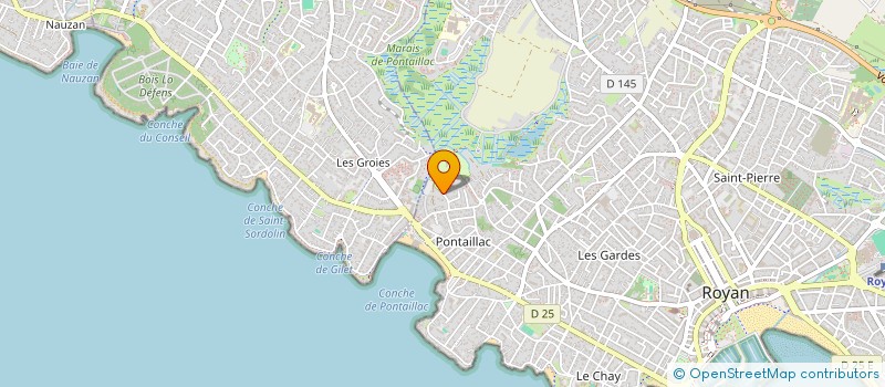 localisation de l'entreprise SE CLAIREFONTAINE  ROYAN