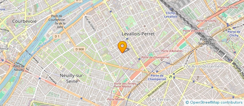 localisation de l'entreprise SE CONSEIL  LEVALLOIS-PERRET