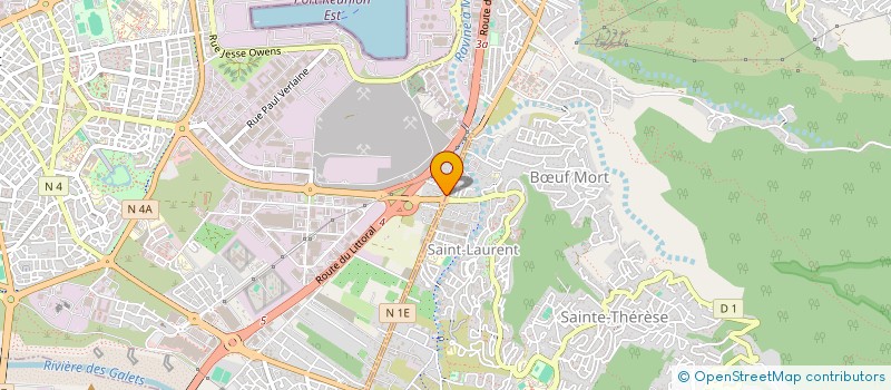 localisation de l'entreprise SE CORNER 974  LE PORT