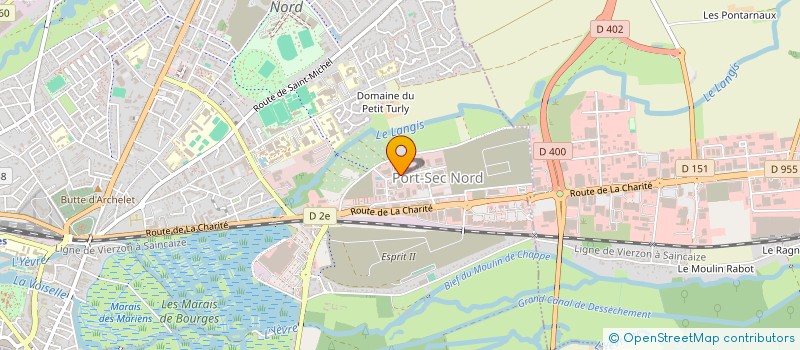 localisation de l'entreprise SE D'ELECTRICITE ET DE CHAUFFAGE à BOURGES