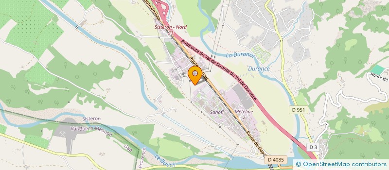 localisation de l'entreprise SE DES ETS JEAN ANDRIEU  SISTERON