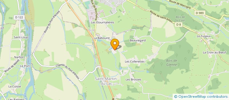 localisation de l'entreprise SE DES ETS LACROIX FRANCK  SAINT-MARTIN-DU-LAC