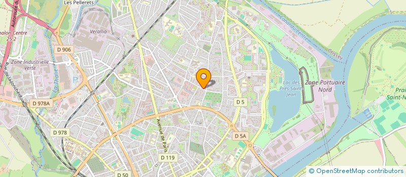 localisation de l'entreprise SE-ELECTRICITE à CHALON-SUR-SAONE