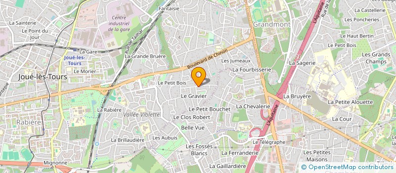 localisation de l'entreprise SE ENTREPRISE MABILAT à JOUE-LES-TOURS