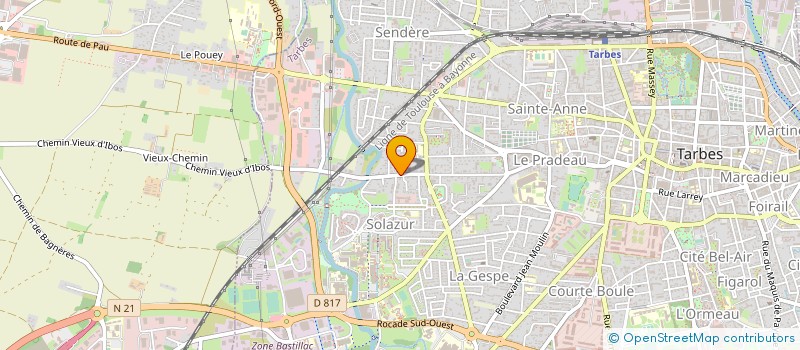 localisation de l'entreprise SE ETABLISSEMENTS DUBOE ET FILS à TARBES