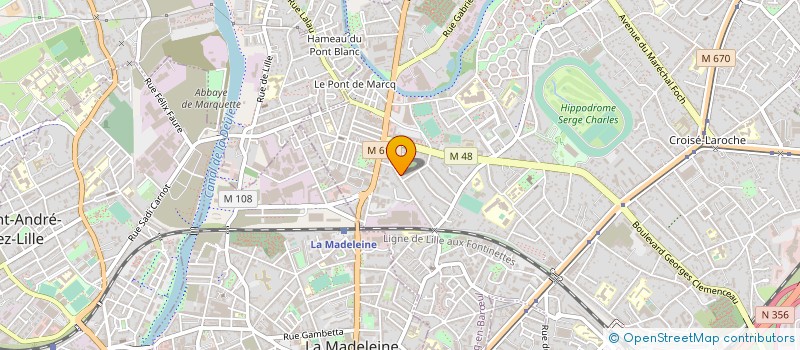 localisation de l'entreprise SE FORMER POUR AGIR à MARCQ-EN-BARŒUL