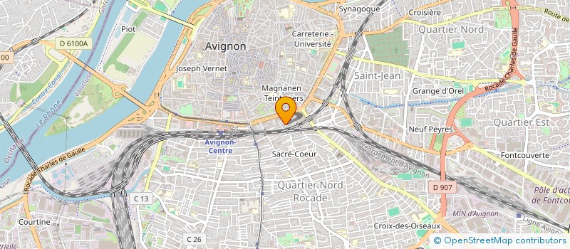 localisation de l'entreprise SE GARAGE DES SOURCES à AVIGNON