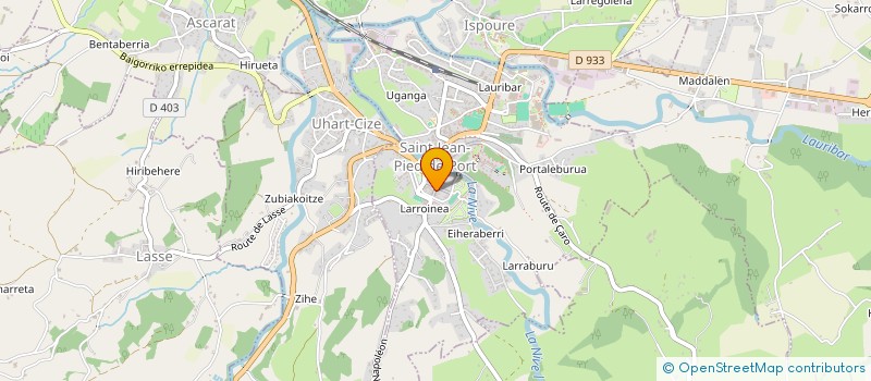 localisation de l'entreprise SE GOENAGA à SAINT-JEAN-PIED-DE-PORT