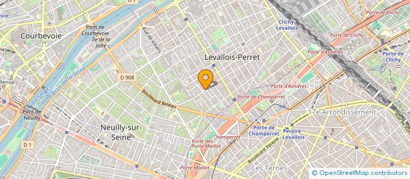 localisation de l'entreprise SE HOLDING à LEVALLOIS-PERRET