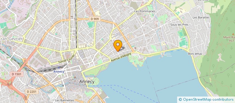 localisation de l'entreprise SE INVEST à ANNECY
