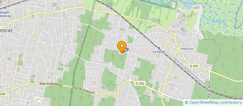 localisation de l'entreprise SE LACROIX  LE TEICH