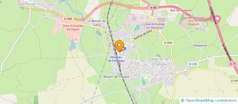 localisation de l'entreprise SE MI BODY à SEVERAC D'AVEYRON