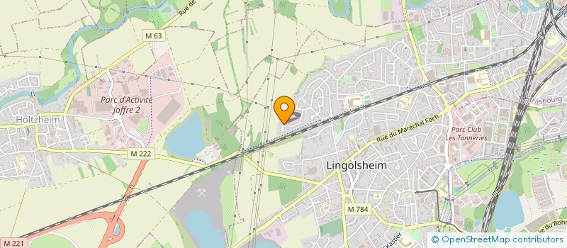 localisation de l'entreprise SE-MI-FRE  LINGOLSHEIM