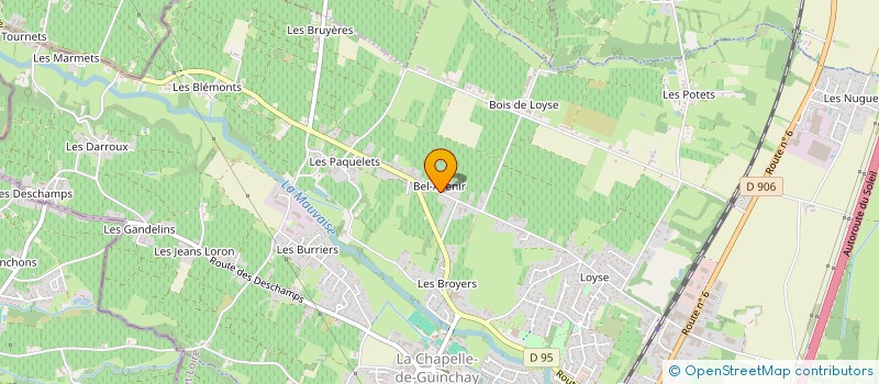 localisation de l'entreprise SE-PIC 71  LA CHAPELLE-DE-GUINCHAY