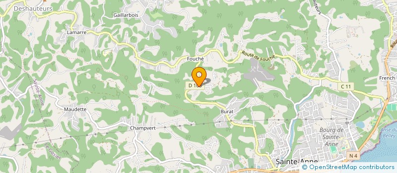 localisation de l'entreprise SE PLEZI AN NOU, SPORT ET SANTE  SAINTE-ANNE