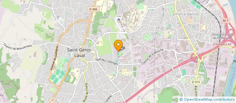 localisation de l'entreprise SE REJOUIR AVEC REBECCA à SAINT-GENIS-LAVAL