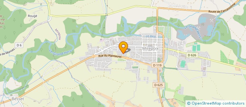 localisation de l'entreprise SE REL-AXER (SE DETENDRE ET AUSSI SE RELIER A SON AXE ) à MIREPOIX