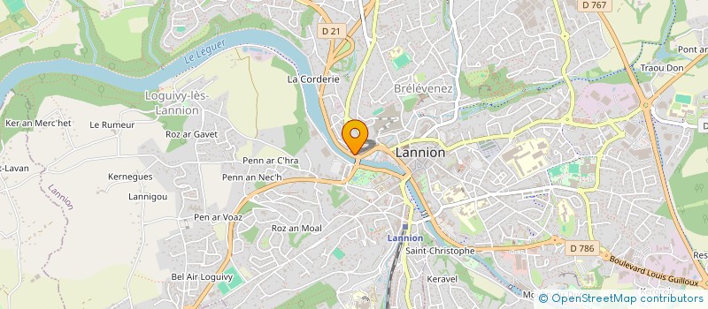 localisation de l'entreprise SE SOUVENIR  LANNION