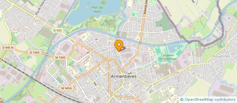 localisation de l'entreprise SE TELECOM à LA COURNEUVE