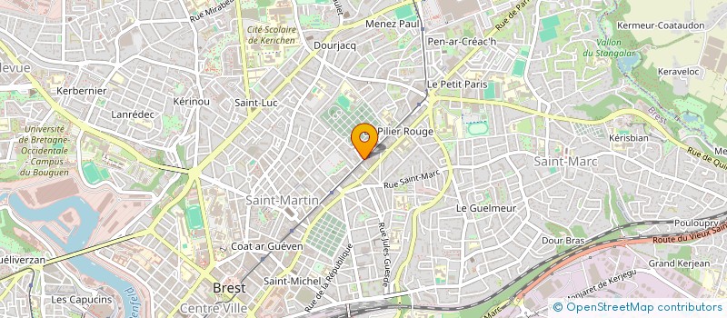 localisation de l'entreprise SE TELEPHONE à BREST